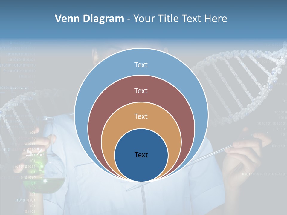 Dna Scientific Chromosome PowerPoint Template