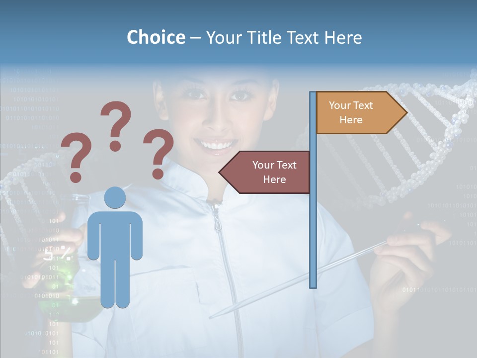 Dna Scientific Chromosome PowerPoint Template