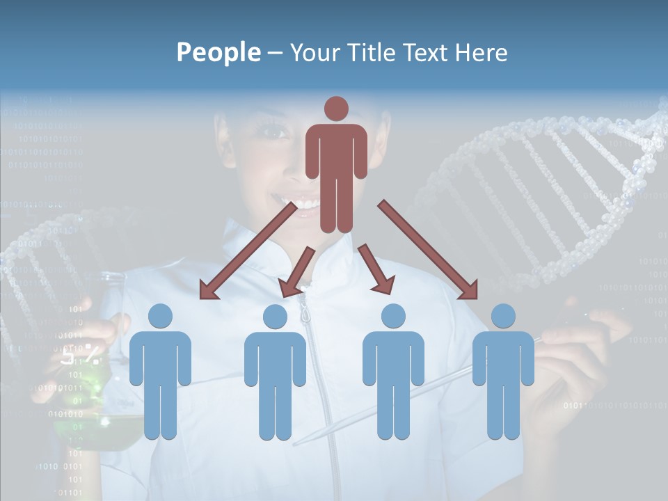 Dna Scientific Chromosome PowerPoint Template