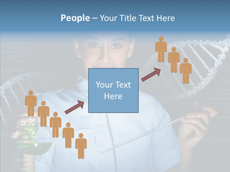 Dna Scientific Chromosome PowerPoint Template