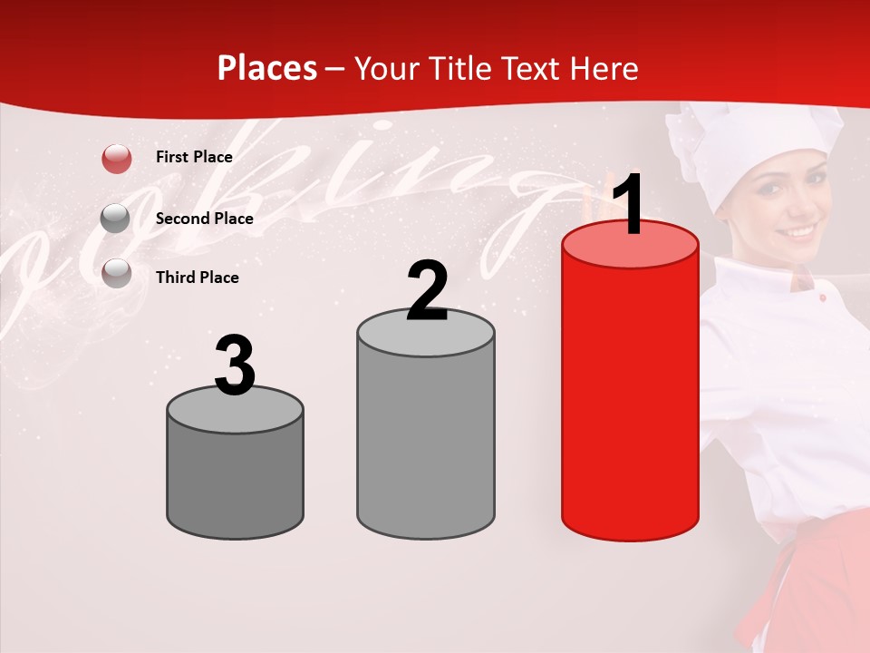 Woman Professional Gourmet PowerPoint Template