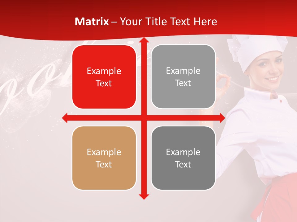 Woman Professional Gourmet PowerPoint Template