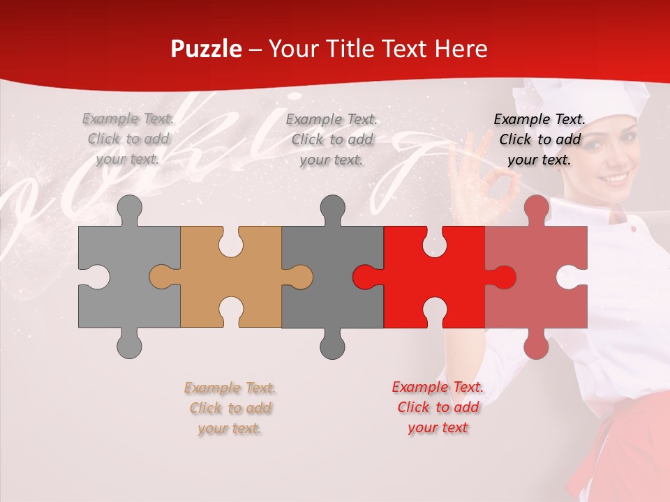 Woman Professional Gourmet PowerPoint Template