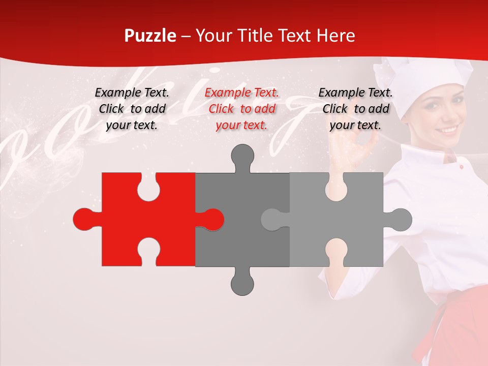 Woman Professional Gourmet PowerPoint Template