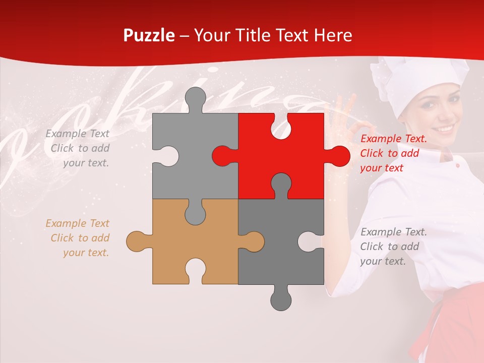 Woman Professional Gourmet PowerPoint Template