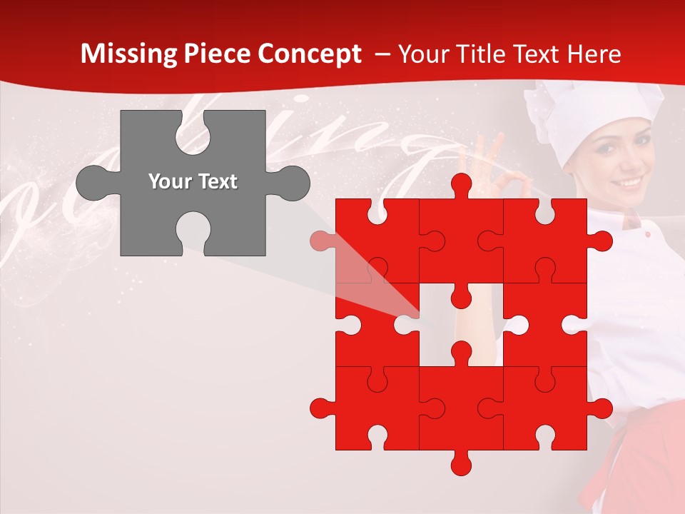 Woman Professional Gourmet PowerPoint Template