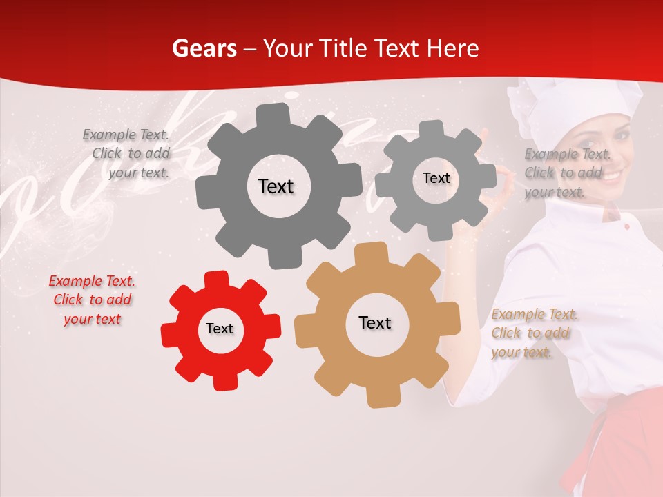 Woman Professional Gourmet PowerPoint Template