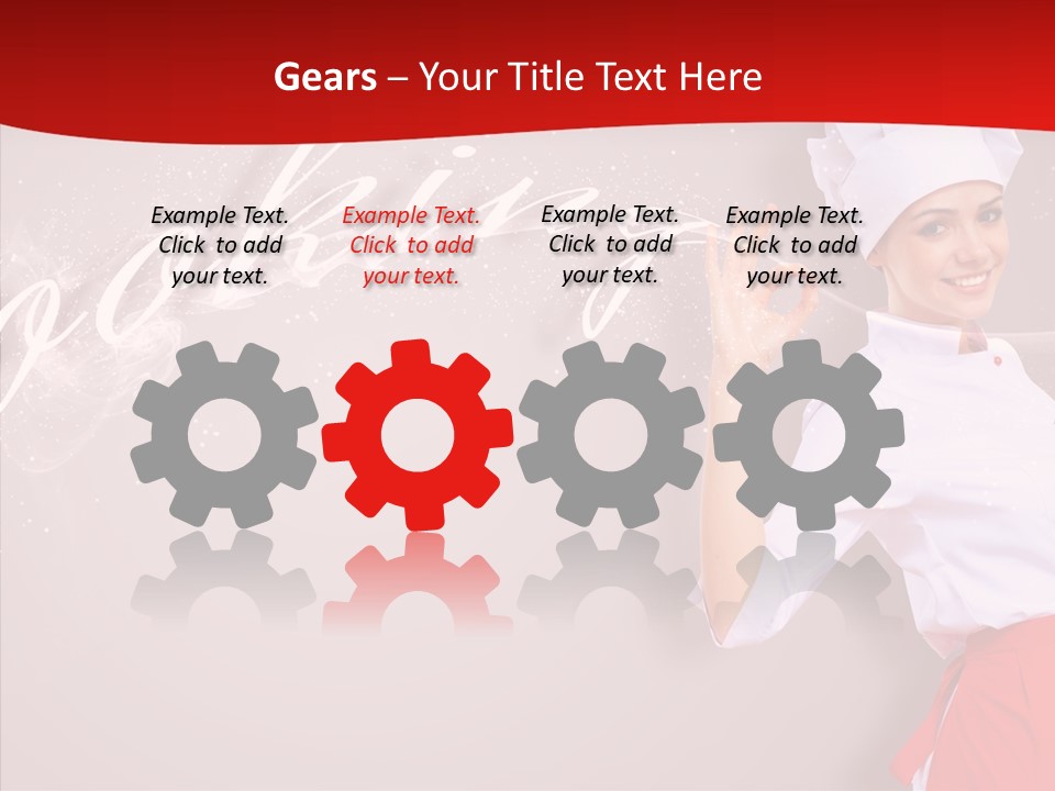 Woman Professional Gourmet PowerPoint Template