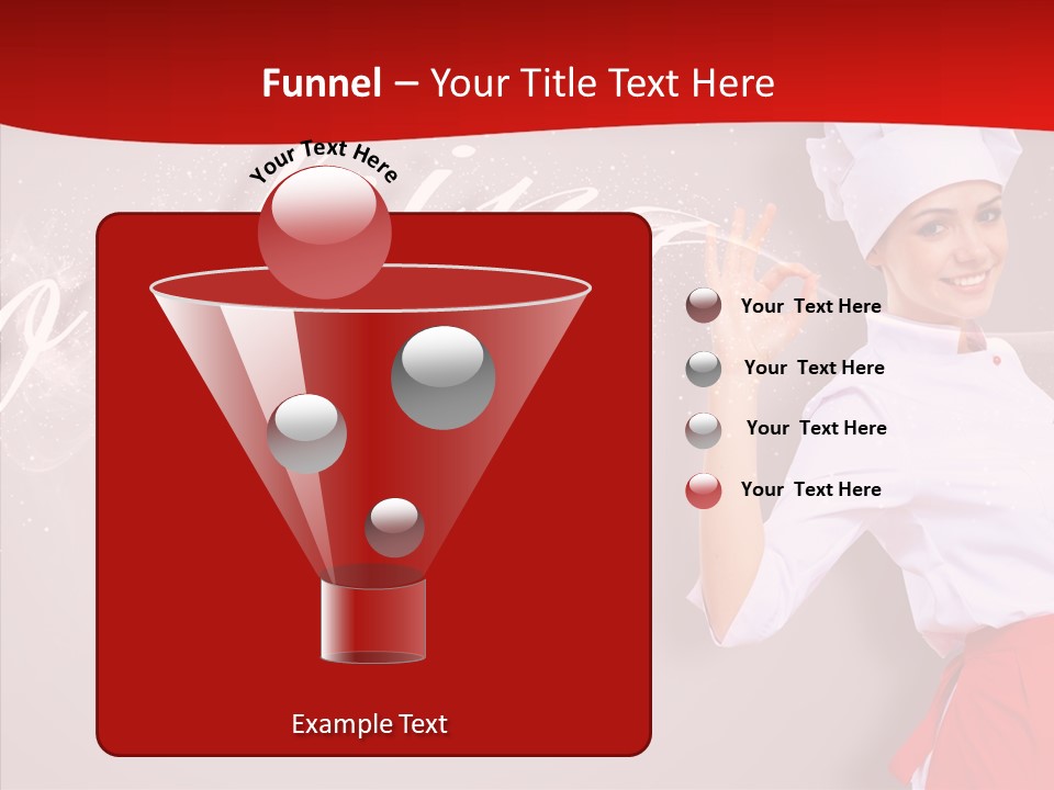 Woman Professional Gourmet PowerPoint Template