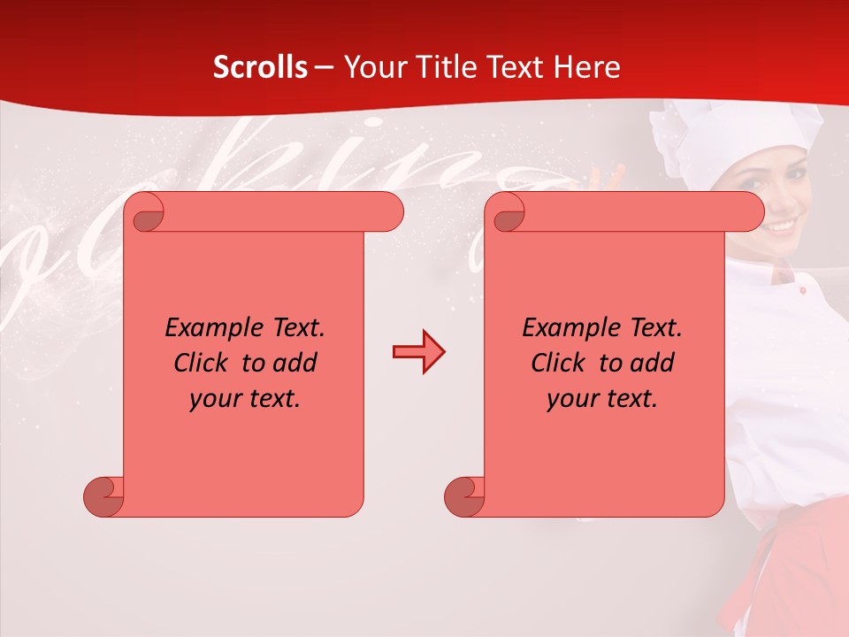 Woman Professional Gourmet PowerPoint Template