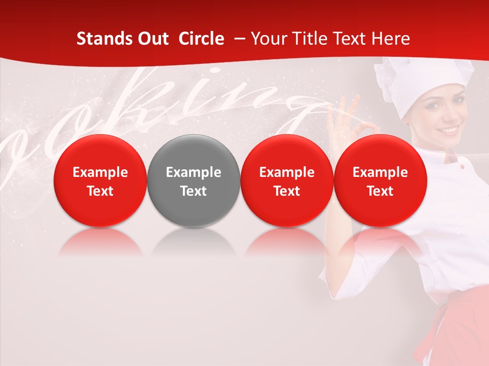 Woman Professional Gourmet PowerPoint Template