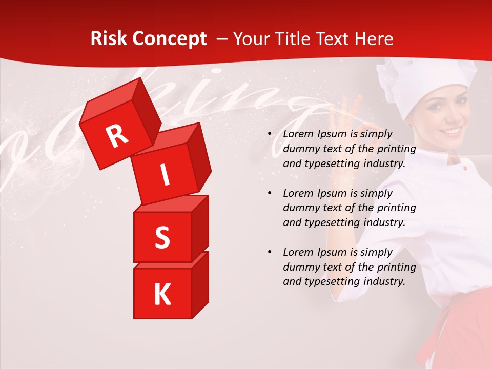 Woman Professional Gourmet PowerPoint Template