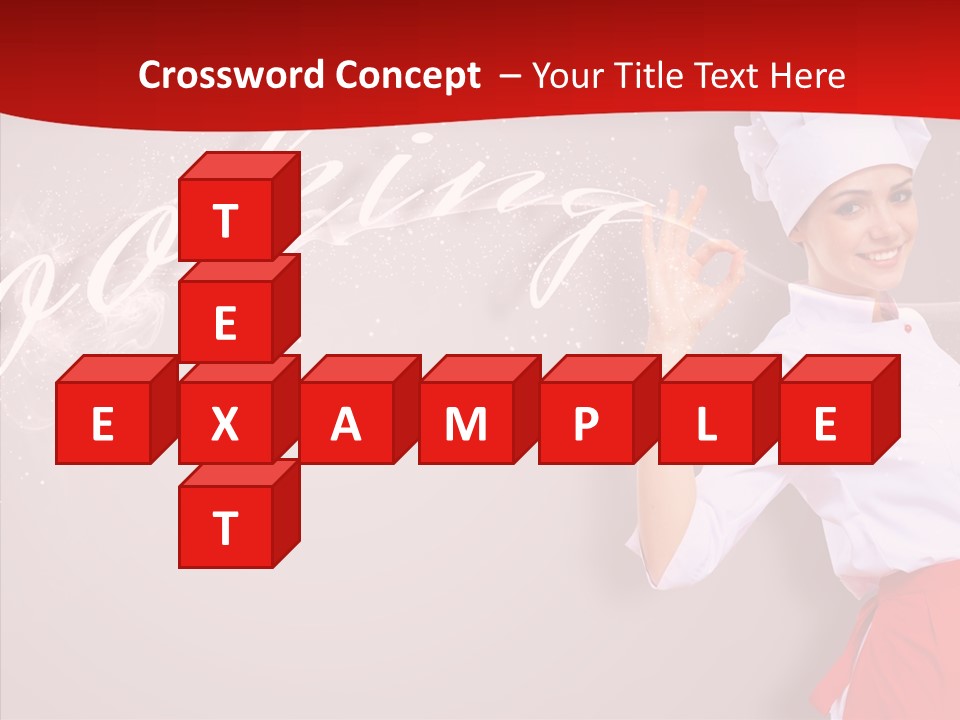 Woman Professional Gourmet PowerPoint Template