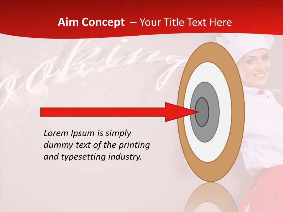 Woman Professional Gourmet PowerPoint Template