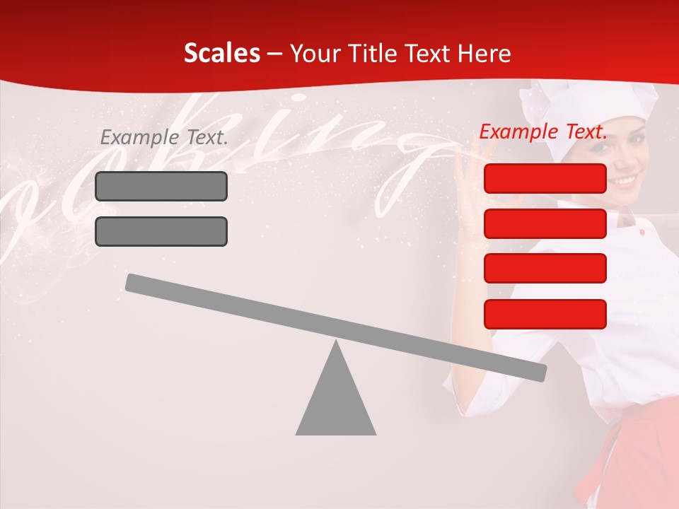 Woman Professional Gourmet PowerPoint Template