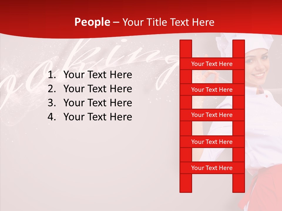 Woman Professional Gourmet PowerPoint Template