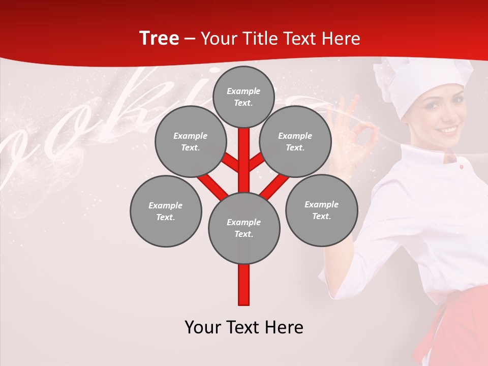 Woman Professional Gourmet PowerPoint Template