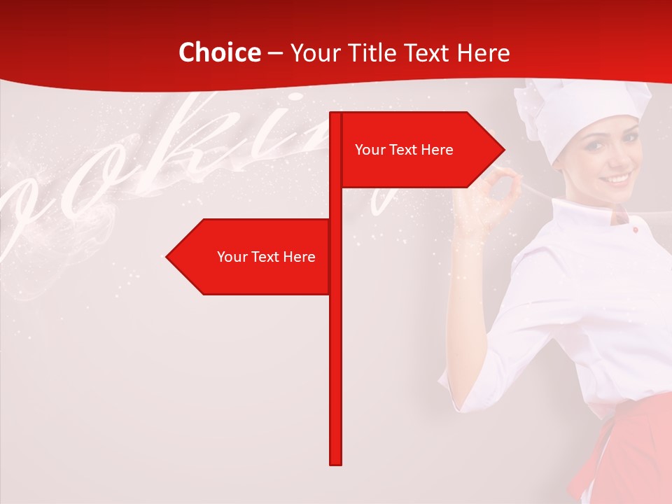 Woman Professional Gourmet PowerPoint Template