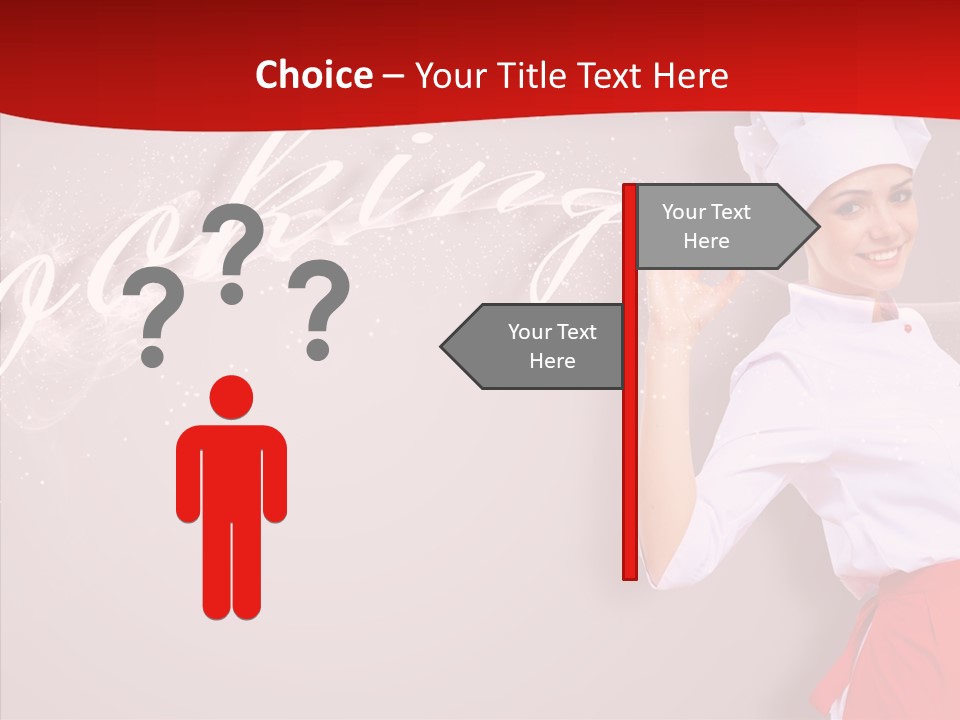 Woman Professional Gourmet PowerPoint Template