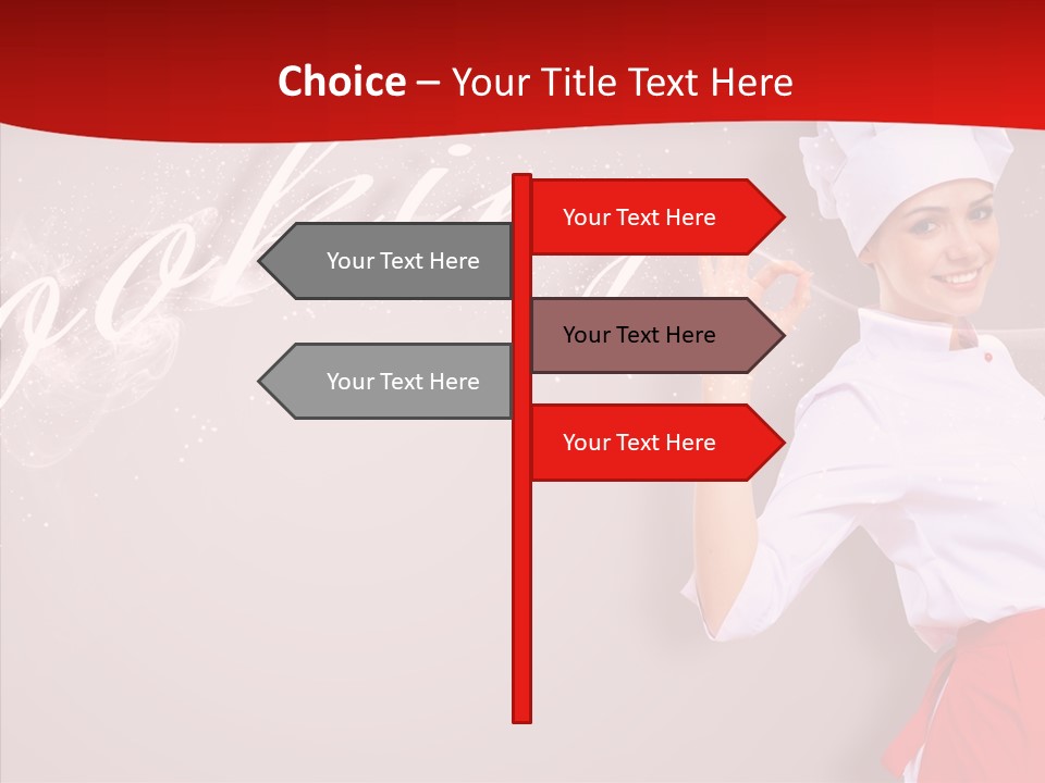 Woman Professional Gourmet PowerPoint Template