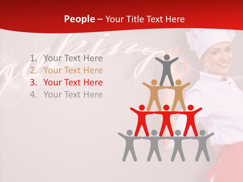 Woman Professional Gourmet PowerPoint Template