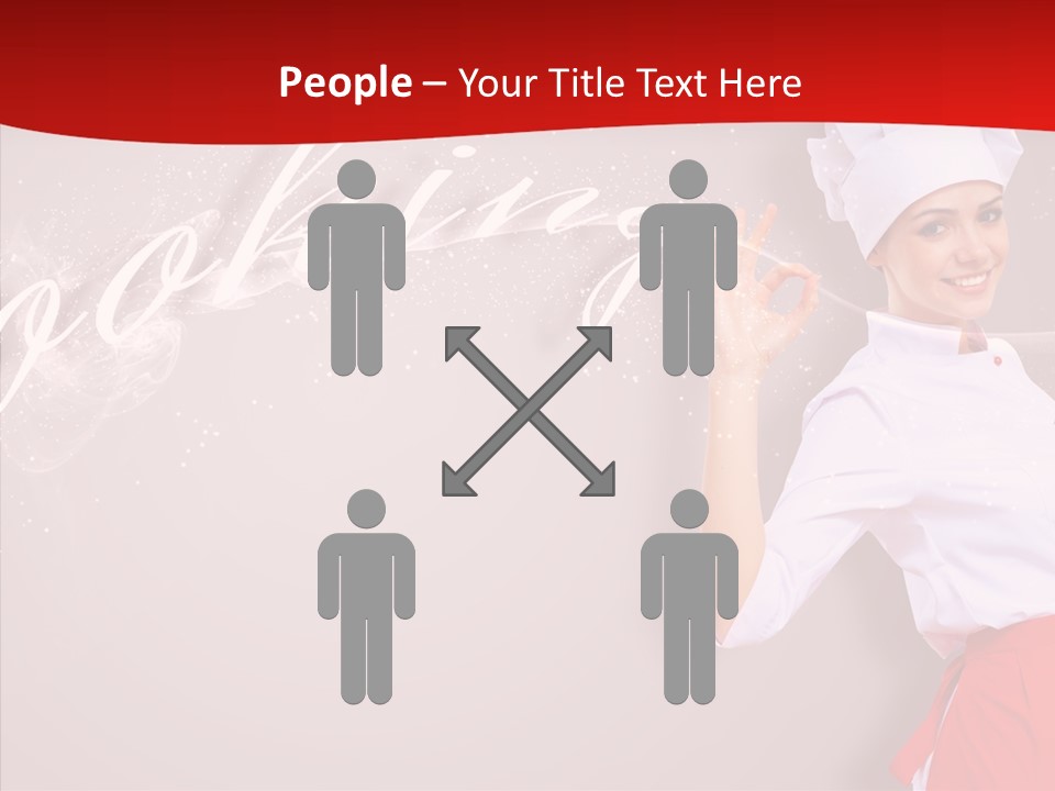 Woman Professional Gourmet PowerPoint Template