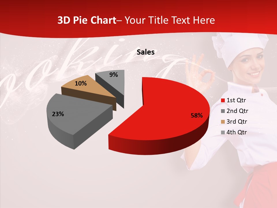 Woman Professional Gourmet PowerPoint Template