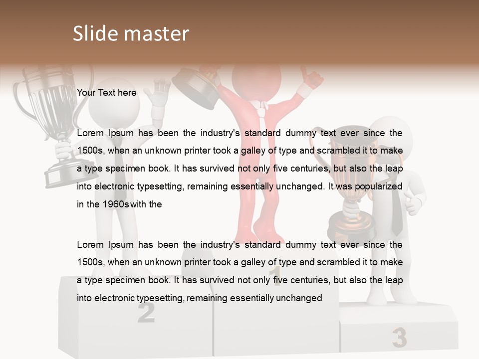 Victory Business Challenge PowerPoint Template