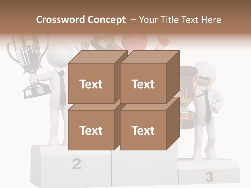 Victory Business Challenge PowerPoint Template