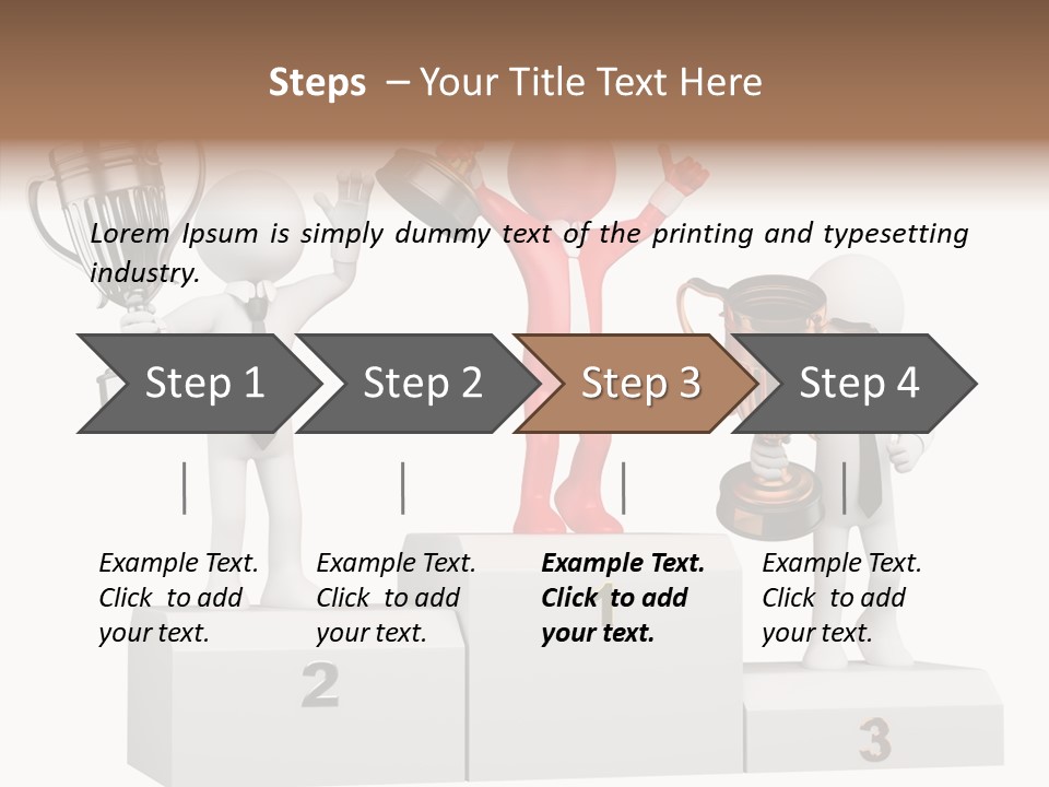 Victory Business Challenge PowerPoint Template