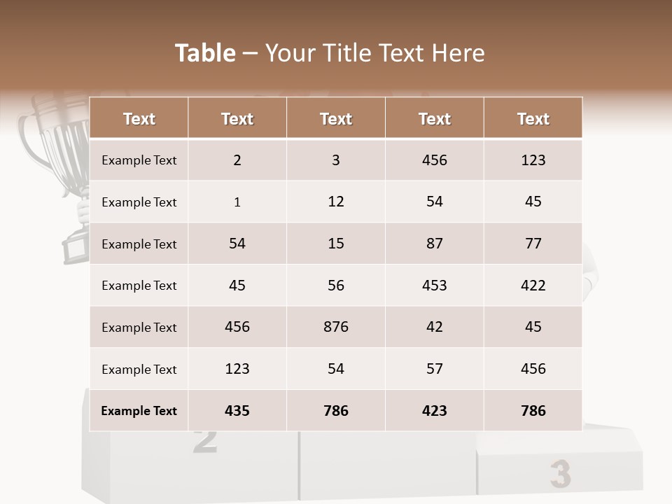Victory Business Challenge PowerPoint Template
