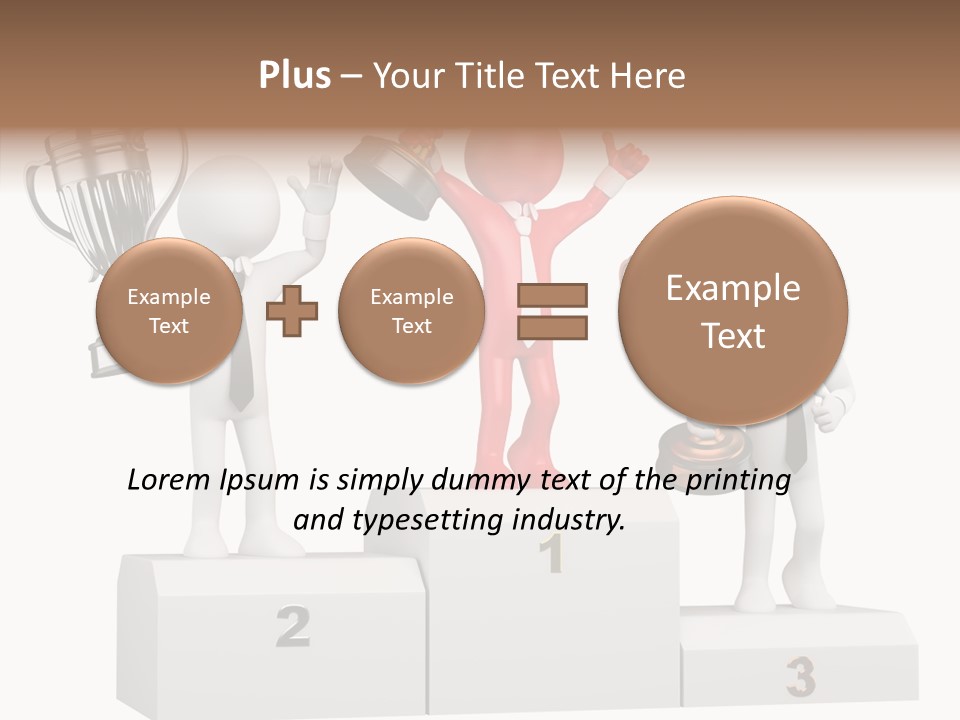Victory Business Challenge PowerPoint Template