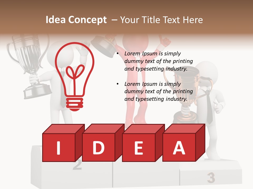 Victory Business Challenge PowerPoint Template