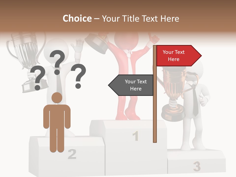 Victory Business Challenge PowerPoint Template