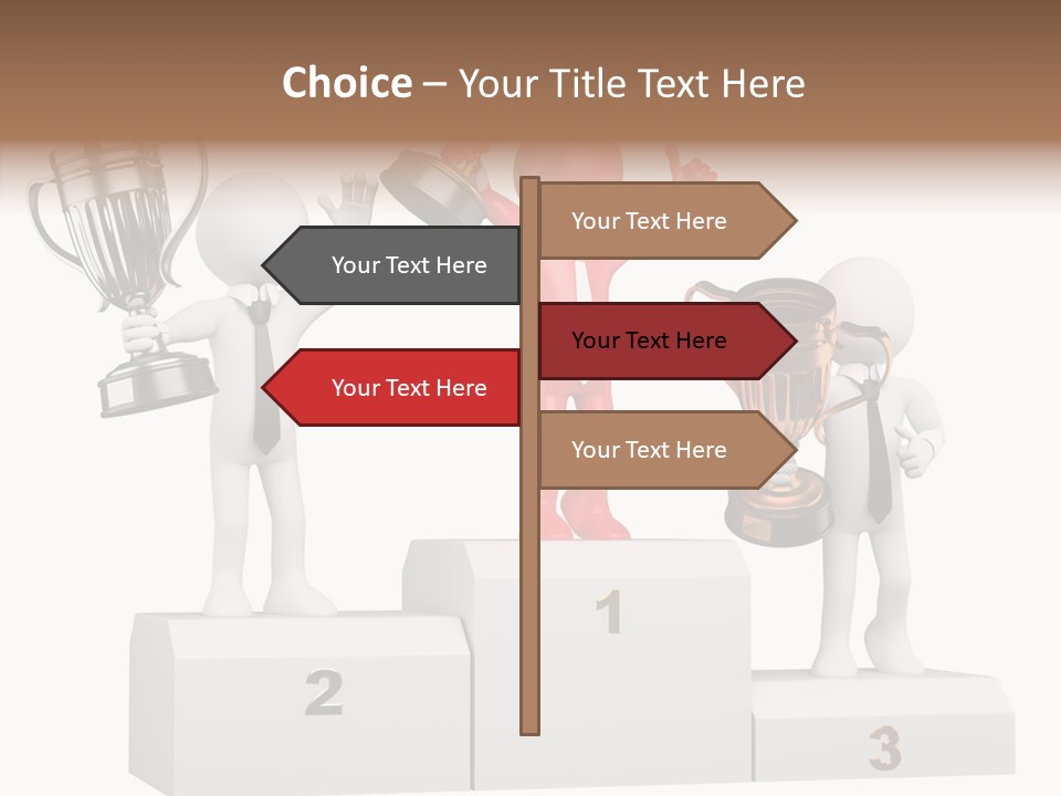 Victory Business Challenge PowerPoint Template