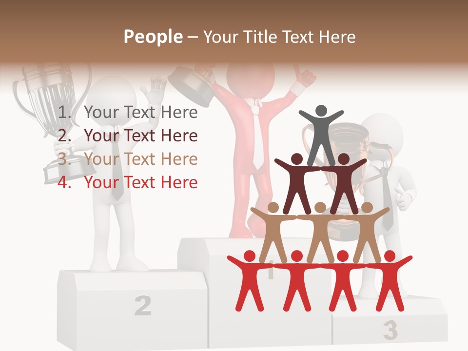 Victory Business Challenge PowerPoint Template