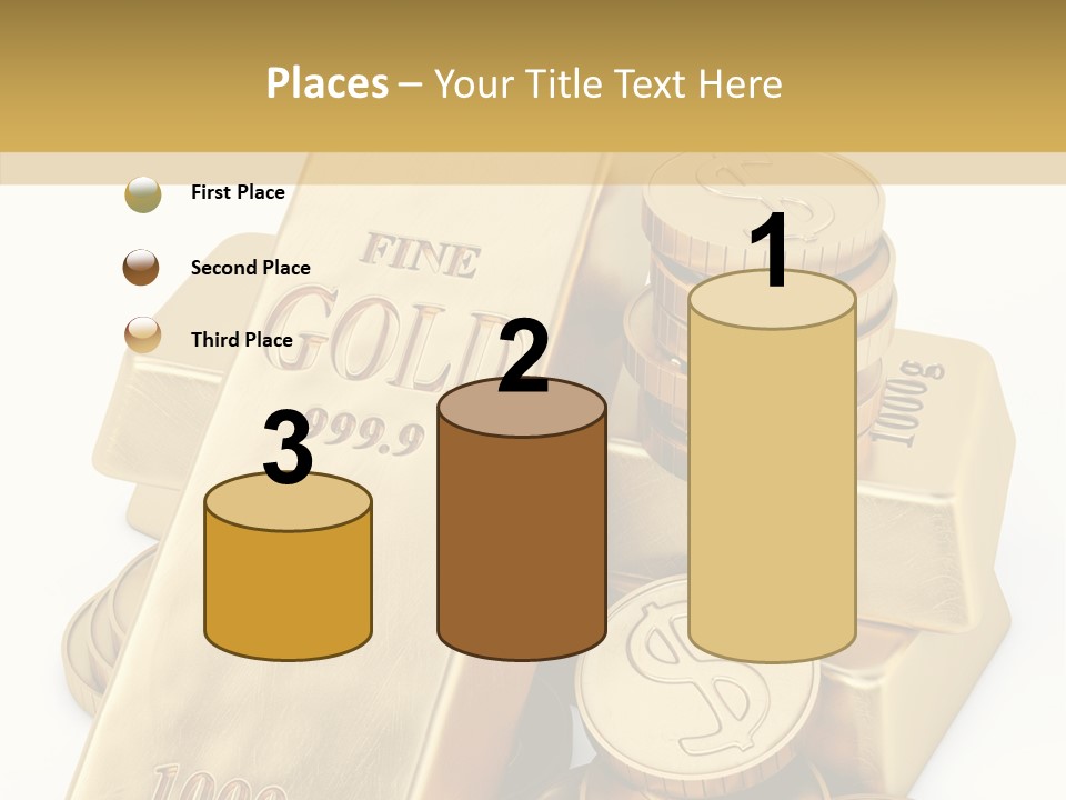 Purity Ingot Isolated PowerPoint Template