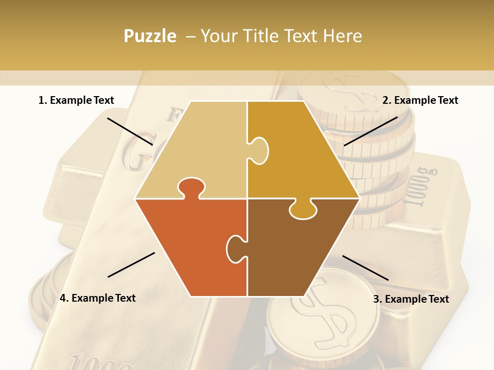 Purity Ingot Isolated PowerPoint Template