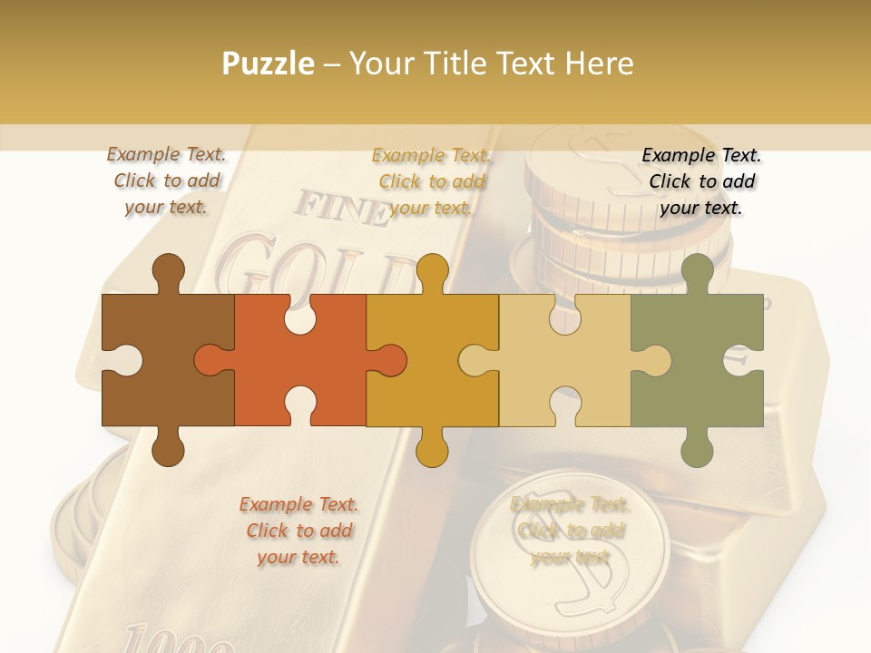 Purity Ingot Isolated PowerPoint Template