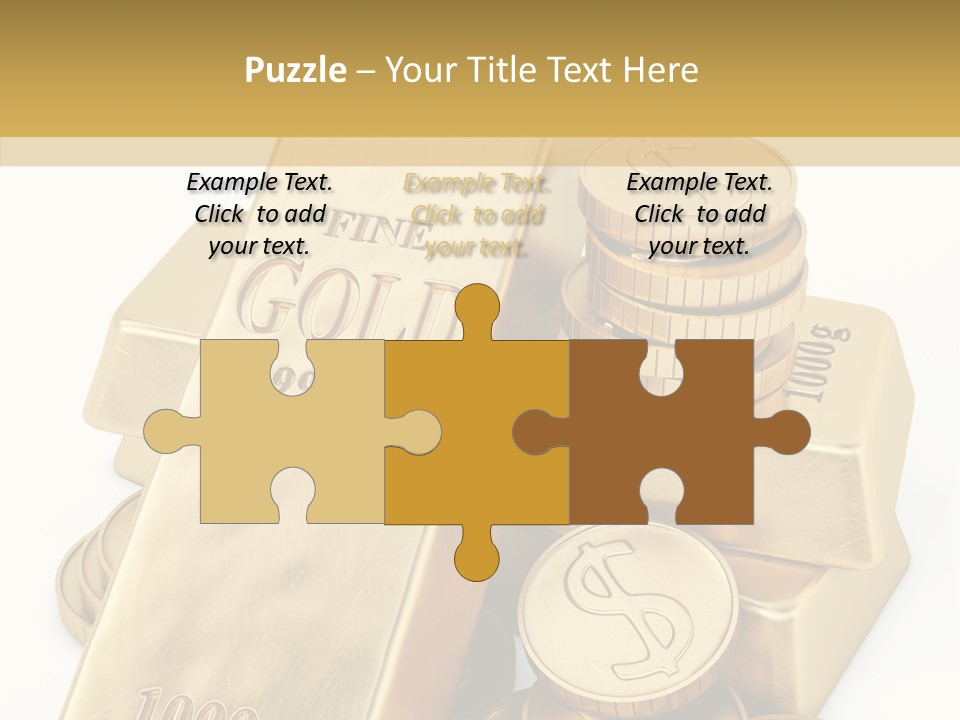 Purity Ingot Isolated PowerPoint Template