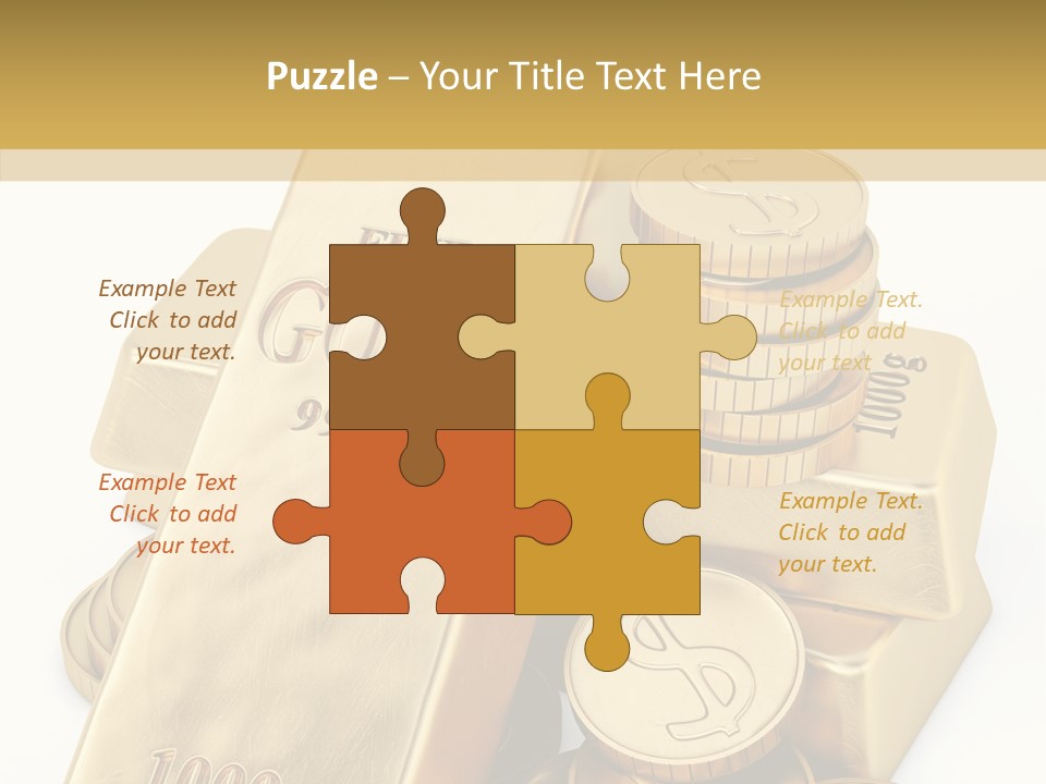 Purity Ingot Isolated PowerPoint Template