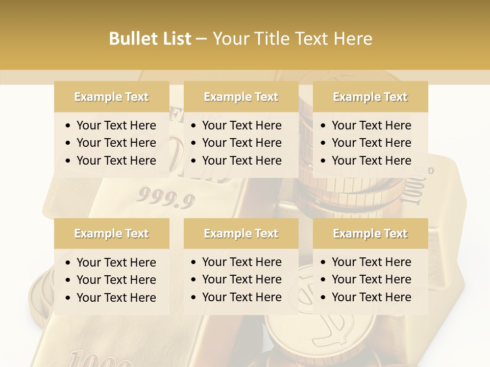 Purity Ingot Isolated PowerPoint Template