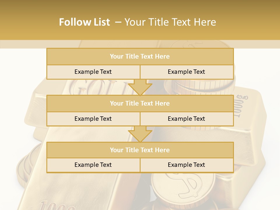 Purity Ingot Isolated PowerPoint Template