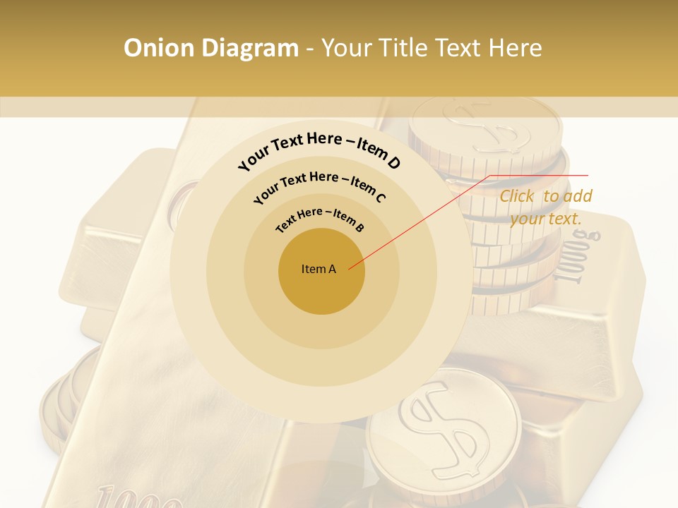 Purity Ingot Isolated PowerPoint Template