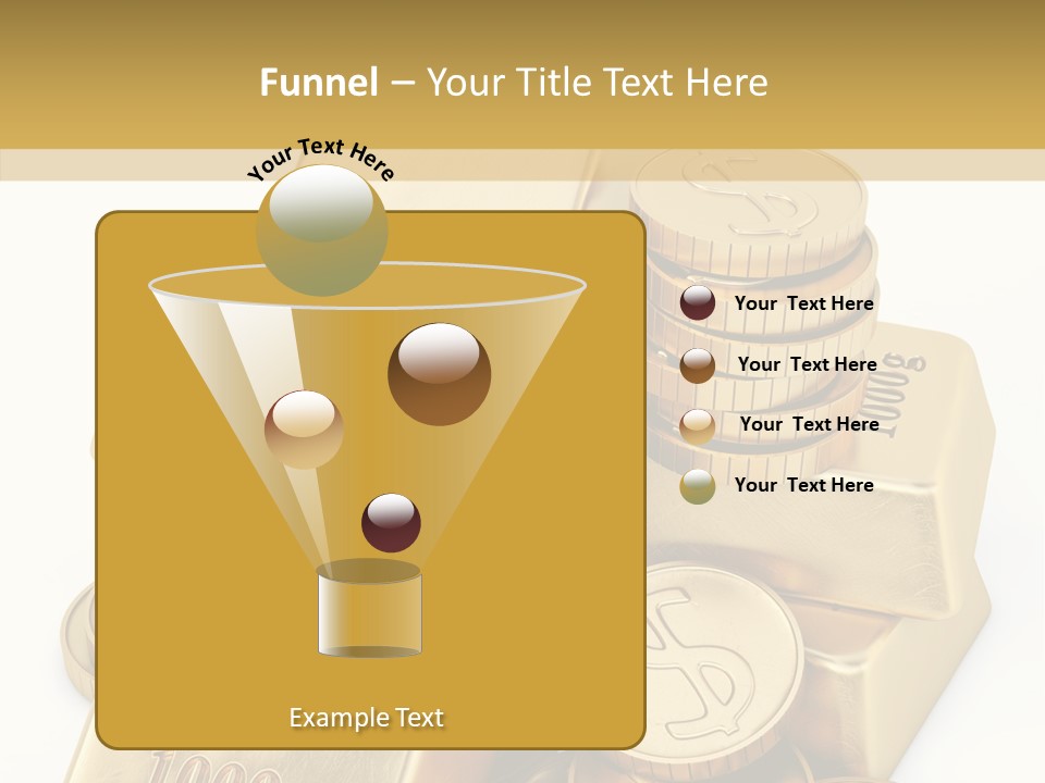 Purity Ingot Isolated PowerPoint Template