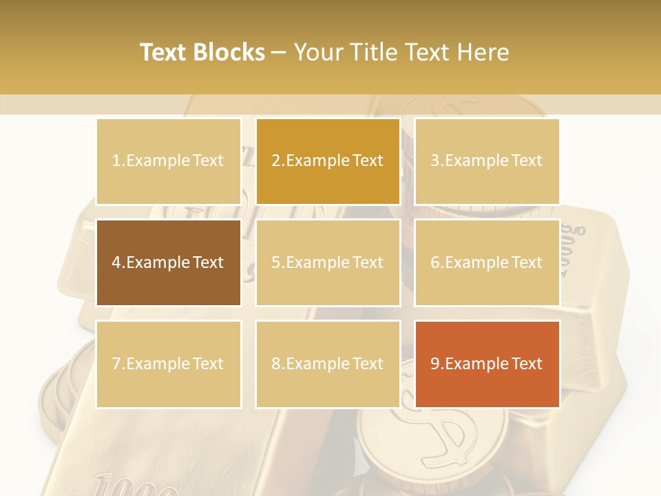 Purity Ingot Isolated PowerPoint Template