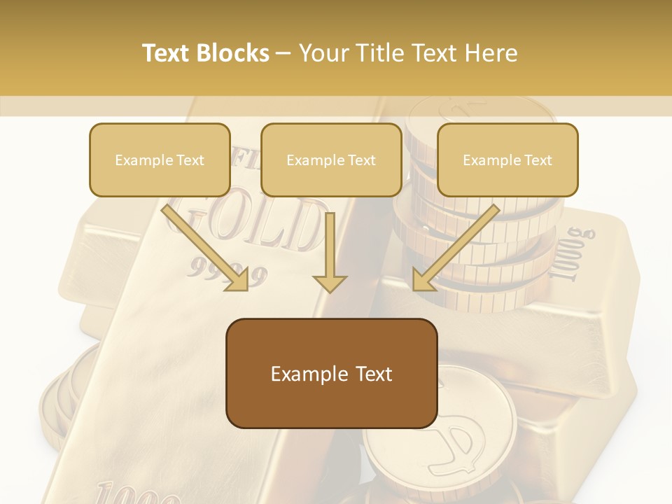 Purity Ingot Isolated PowerPoint Template