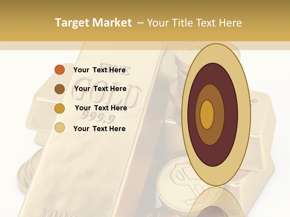 Purity Ingot Isolated PowerPoint Template