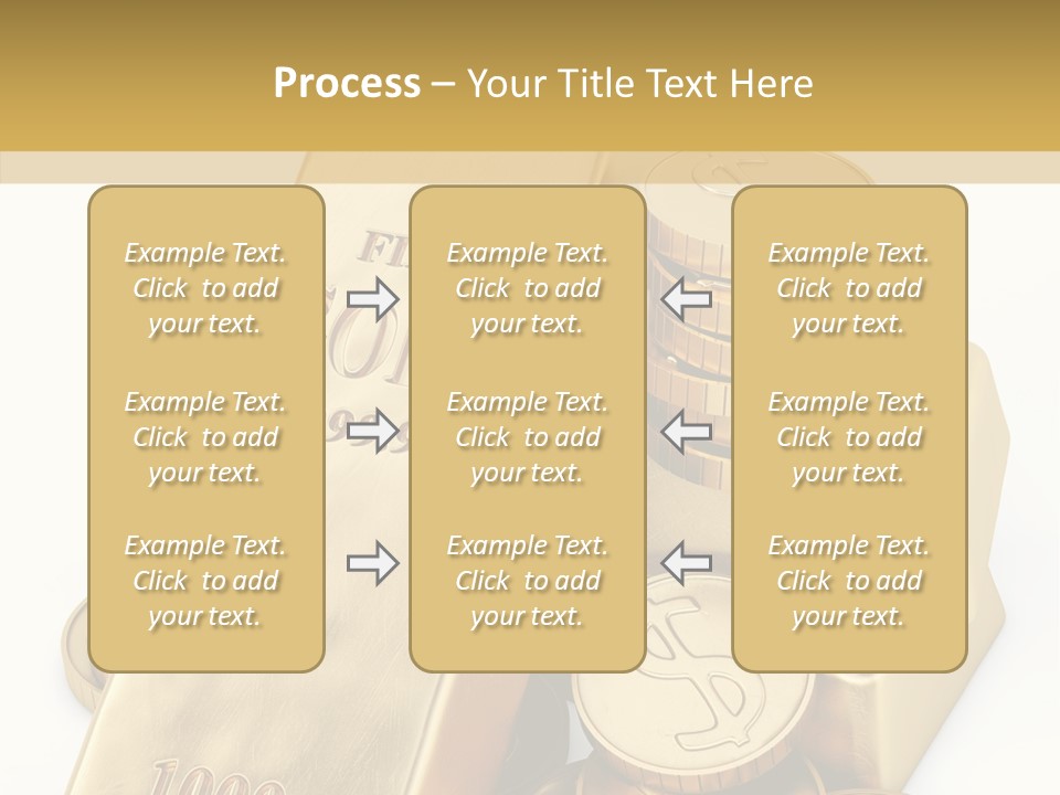 Purity Ingot Isolated PowerPoint Template