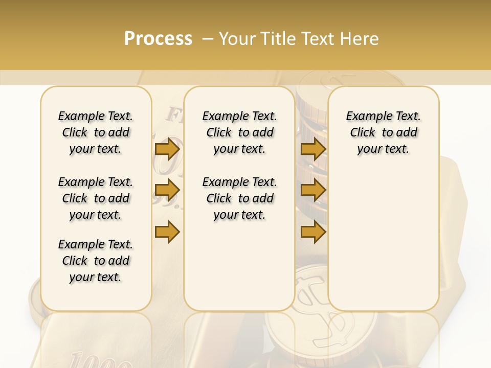 Purity Ingot Isolated PowerPoint Template